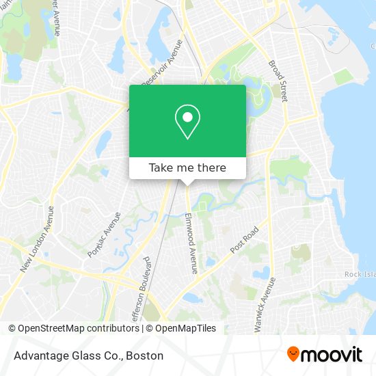 Advantage Glass Co. map