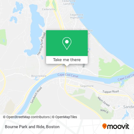 Mapa de Bourne Park and Ride
