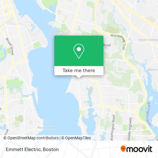 Emmett Electric map