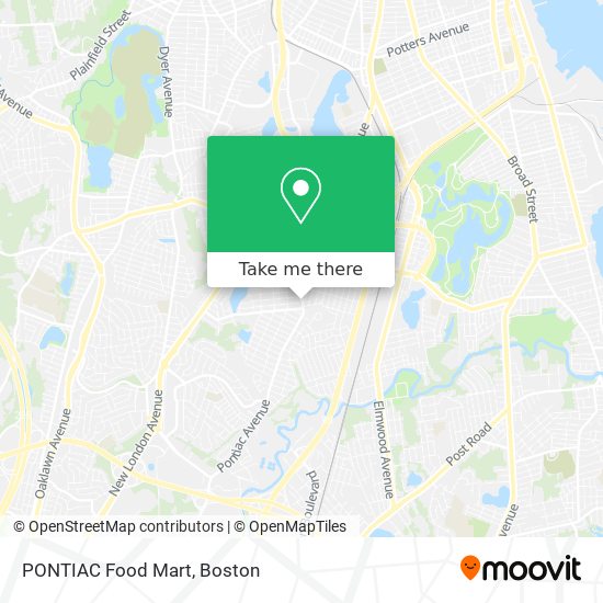 PONTIAC Food Mart map
