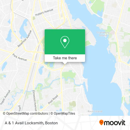 A & 1 Avail Locksmith map