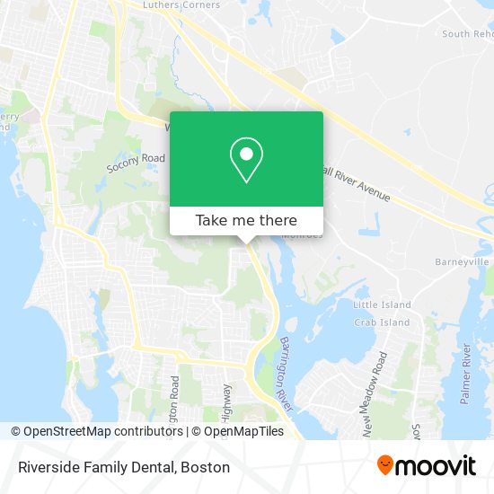 Riverside Family Dental map