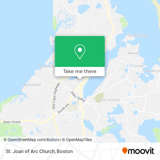 St. Joan of Arc Church map