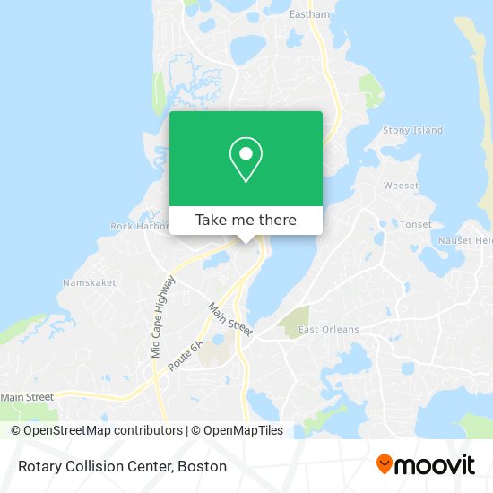 Rotary Collision Center map