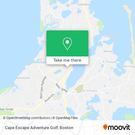 Cape Escape Adventure Golf map