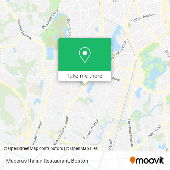 Mapa de Macera's Italian Restaurant