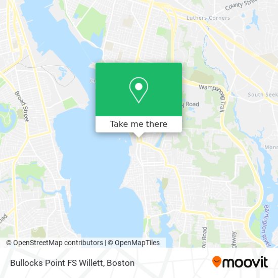 Mapa de Bullocks Point FS Willett