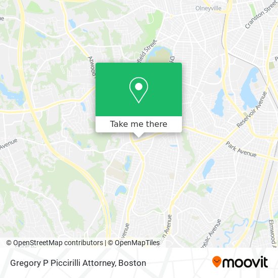 Gregory P Piccirilli Attorney map