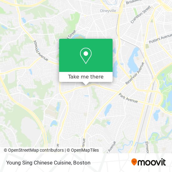 Mapa de Young Sing Chinese Cuisine