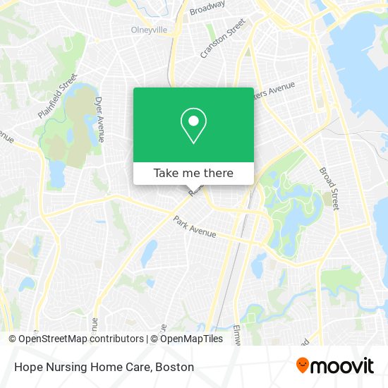 Mapa de Hope Nursing Home Care