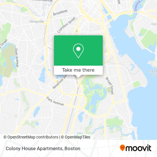 Colony House Apartments map