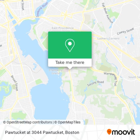 Mapa de Pawtucket at 3044 Pawtucket