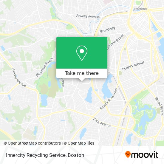 Innercity Recycling Service map