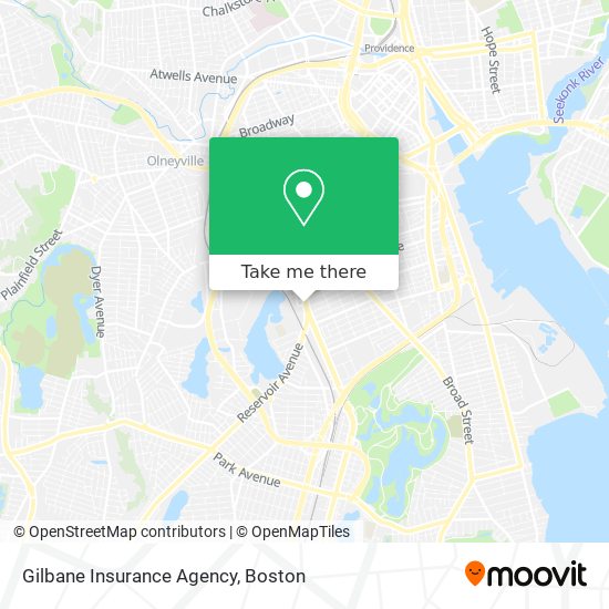 Mapa de Gilbane Insurance Agency