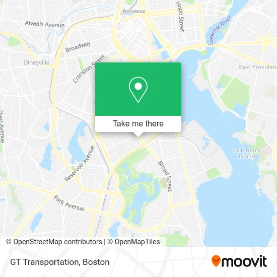 GT Transportation map