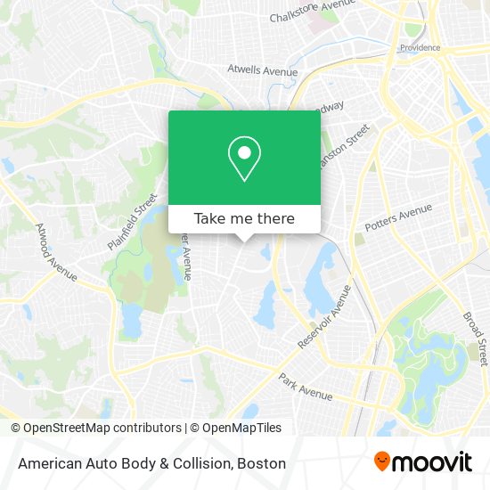 Mapa de American Auto Body & Collision