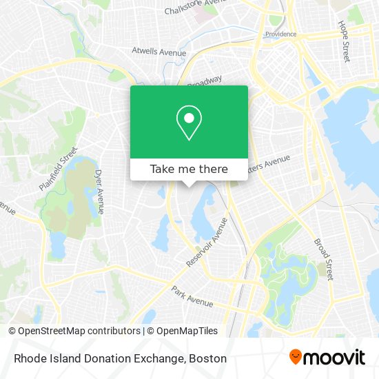 Rhode Island Donation Exchange map