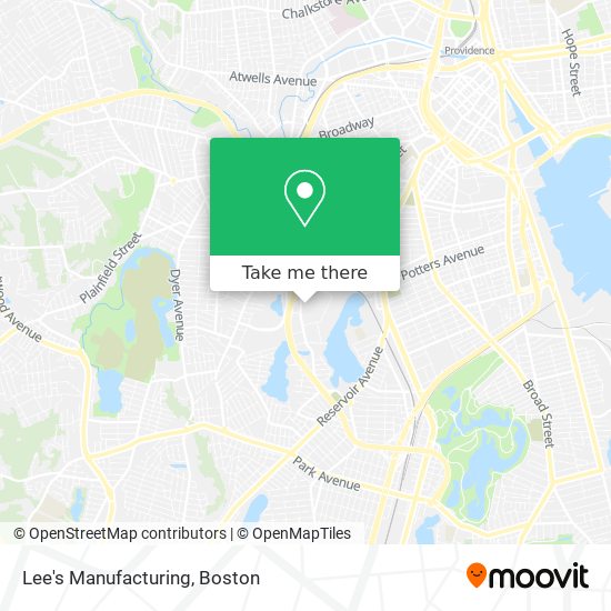 Lee's Manufacturing map