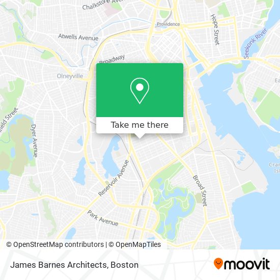 James Barnes Architects map