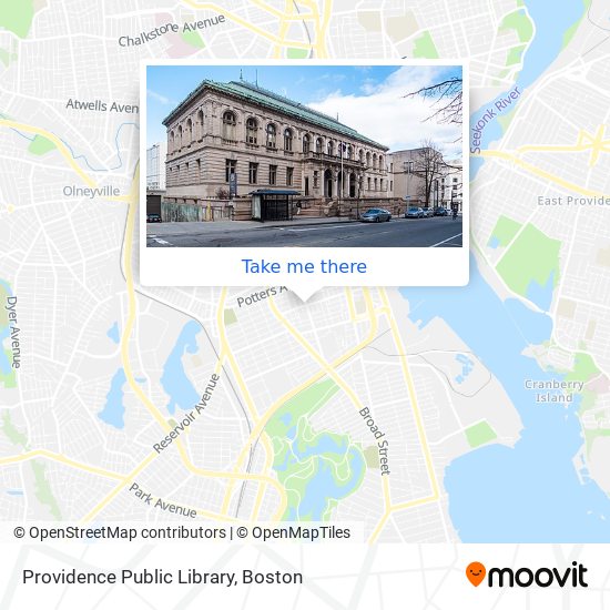 Providence Public Library map