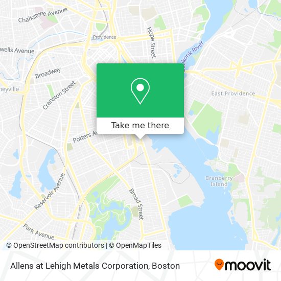 Allens at Lehigh Metals Corporation map