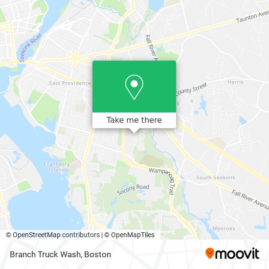 Branch Truck Wash map