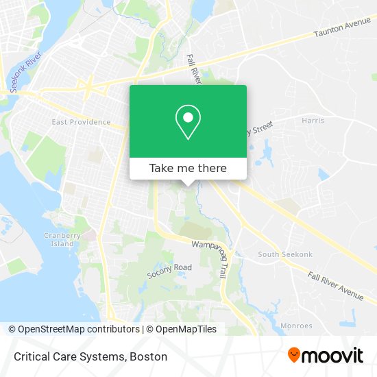 Critical Care Systems map