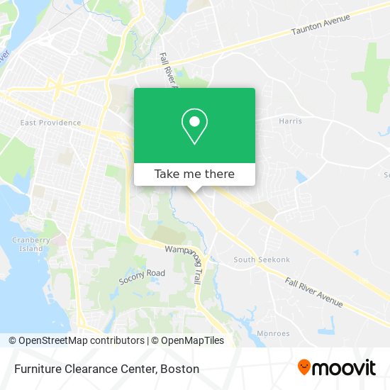 Mapa de Furniture Clearance Center