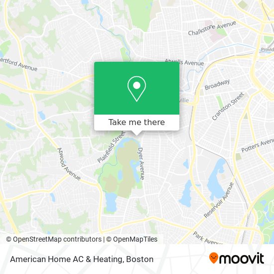 Mapa de American Home AC & Heating