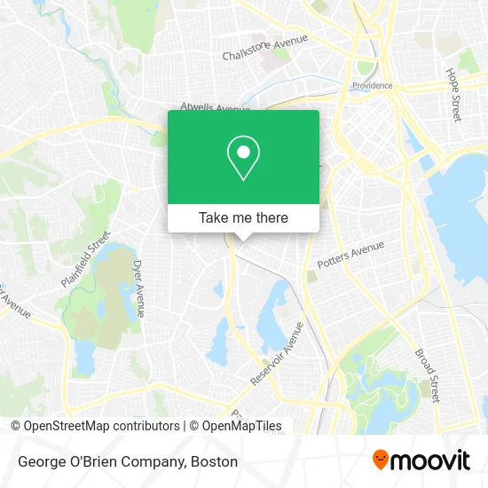 George O'Brien Company map