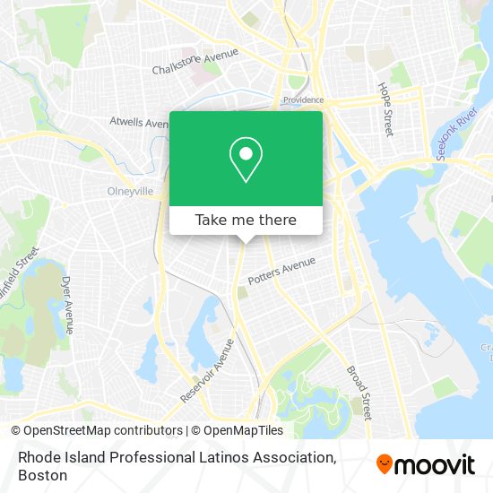 Rhode Island Professional Latinos Association map