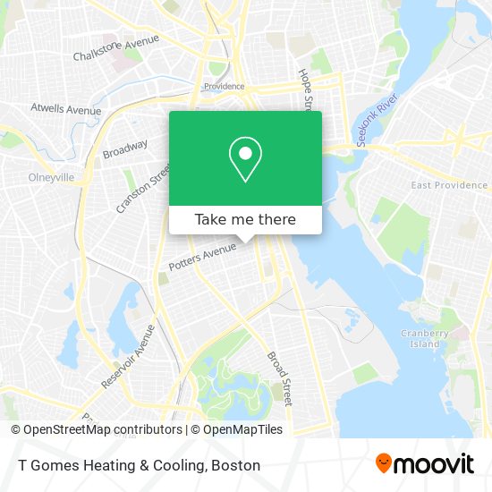 Mapa de T Gomes Heating & Cooling