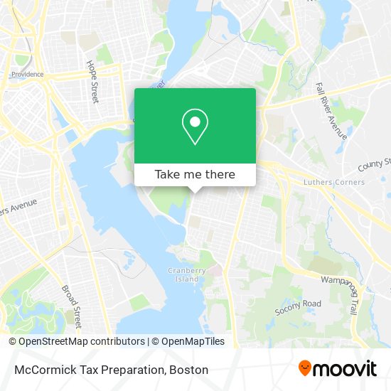 Mapa de McCormick Tax Preparation