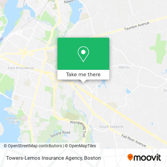 Towers-Lemos Insurance Agency map