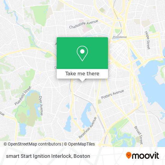 smart Start Ignition Interlock map