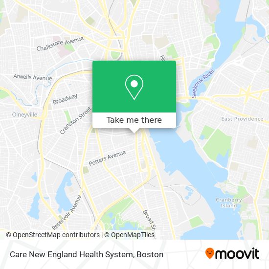 Mapa de Care New England Health System