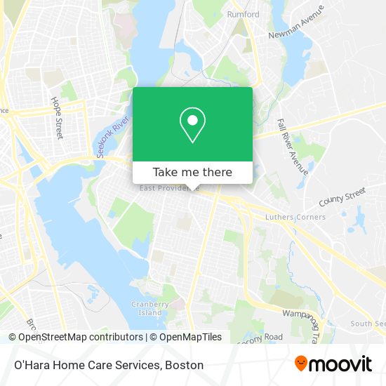 O'Hara Home Care Services map