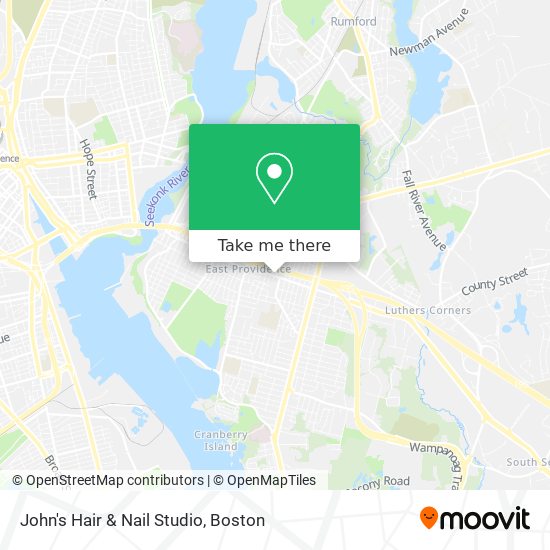 John's Hair & Nail Studio map