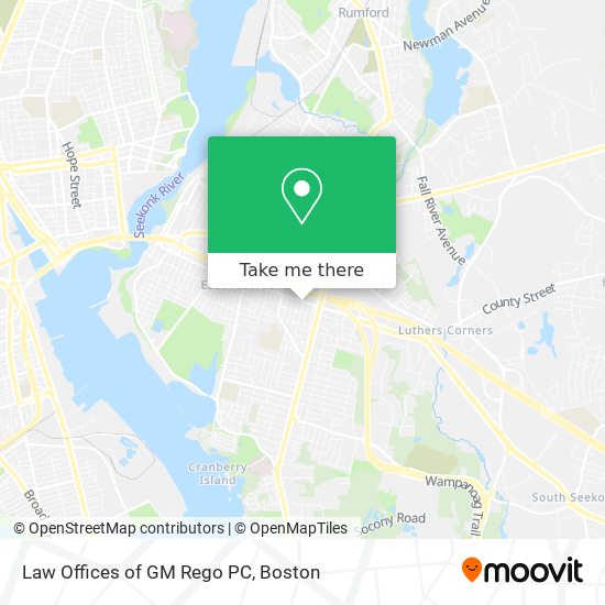 Law Offices of GM Rego PC map