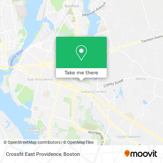 Mapa de Crossfit East Providence