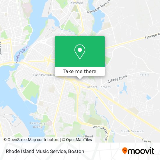 Rhode Island Music Service map