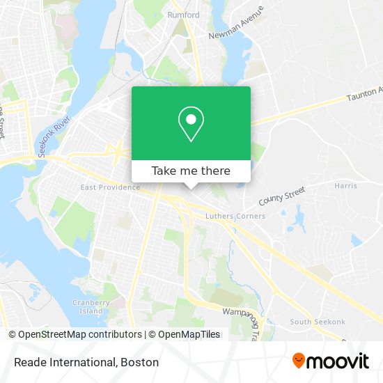 Reade International map