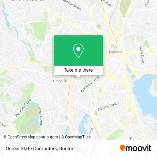 Ocean State Computers map