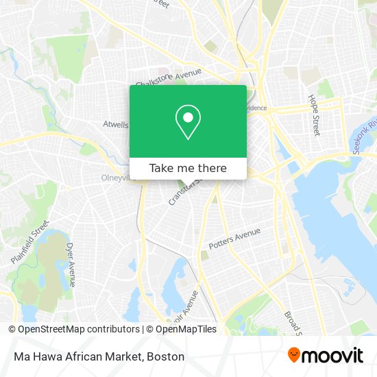 Ma Hawa African Market map