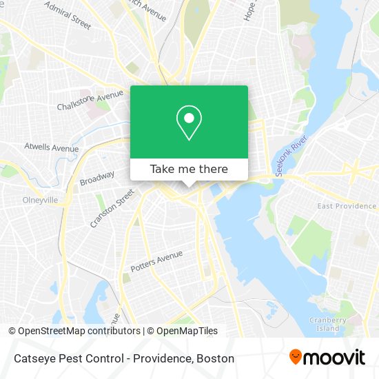 Mapa de Catseye Pest Control - Providence