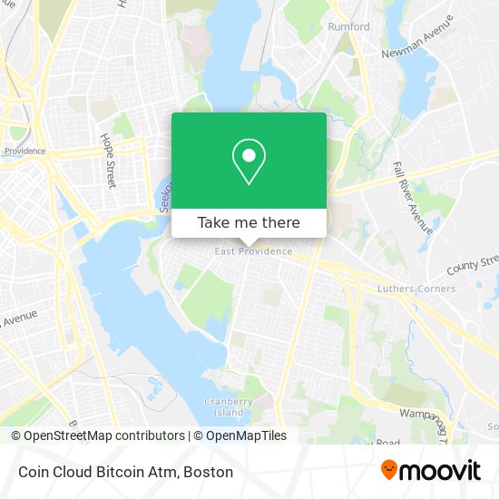 Mapa de Coin Cloud Bitcoin Atm