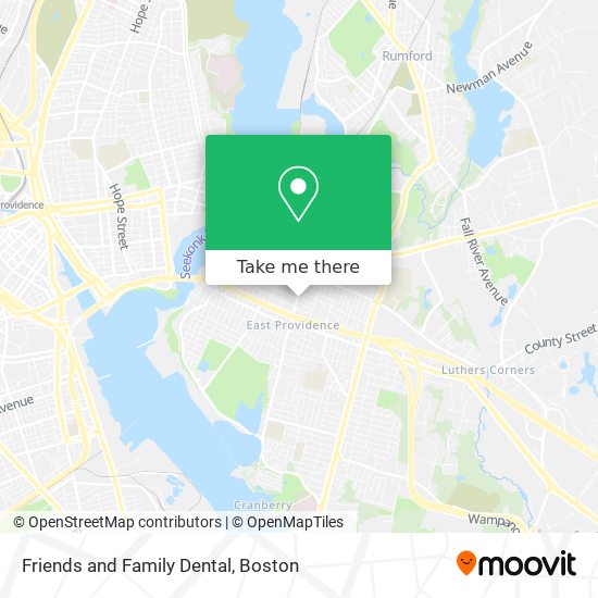 Mapa de Friends and Family Dental