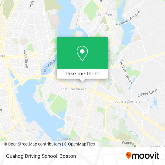 Quahog Driving School map