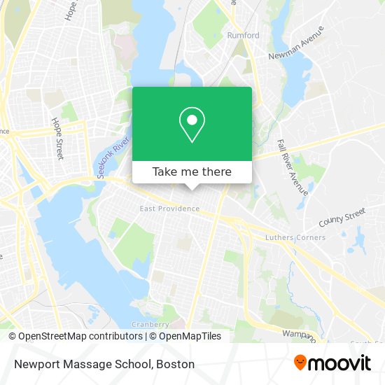 Mapa de Newport Massage School