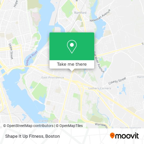 Mapa de Shape It Up Fitness